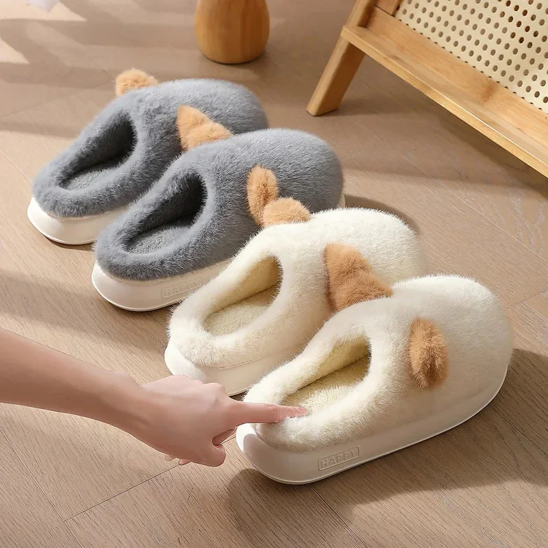 Chaussons femme moelleux doublure fourrure - Image 4