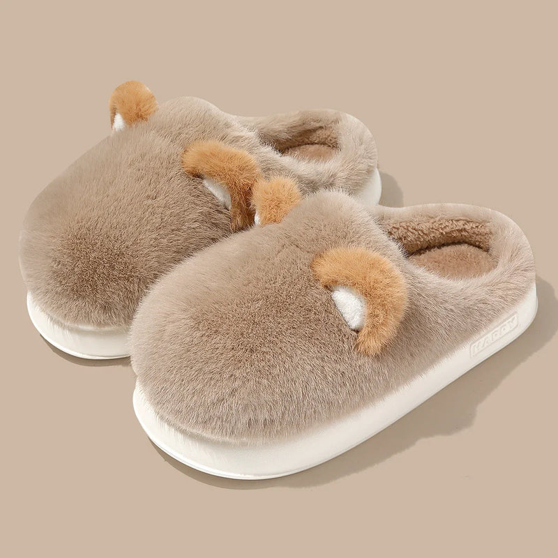Chaussons femme moelleux doublure fourrure - Image 8