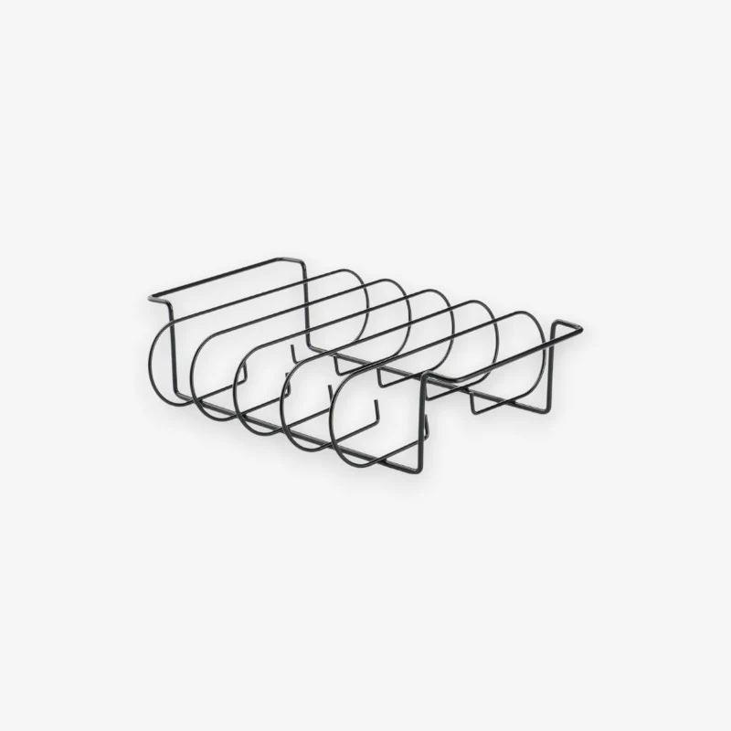 Support pour côtes de barbecue en acier