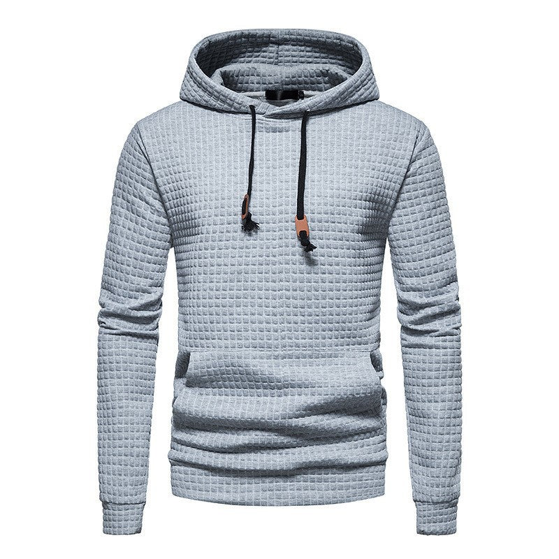 Sweat à capuche à carreaux élégant pour un confort décontracté - Image 4
