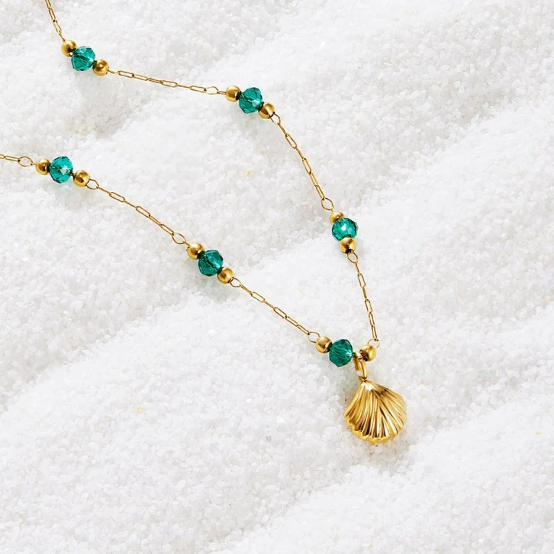 Collier femme Hailey pendentif perle - Image 2