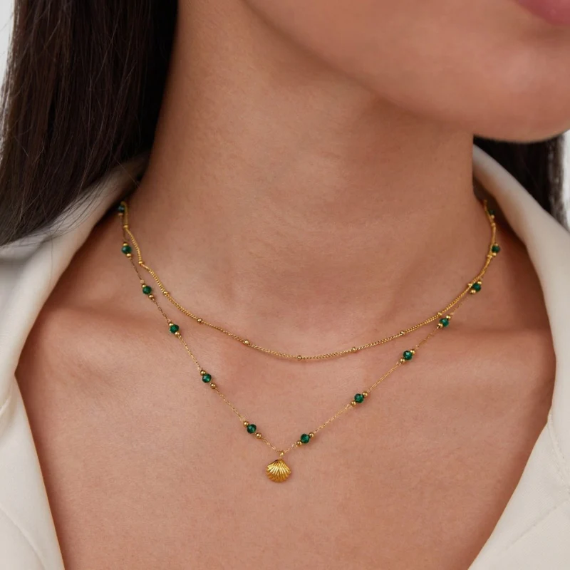 Collier femme Hailey pendentif perle - Image 6