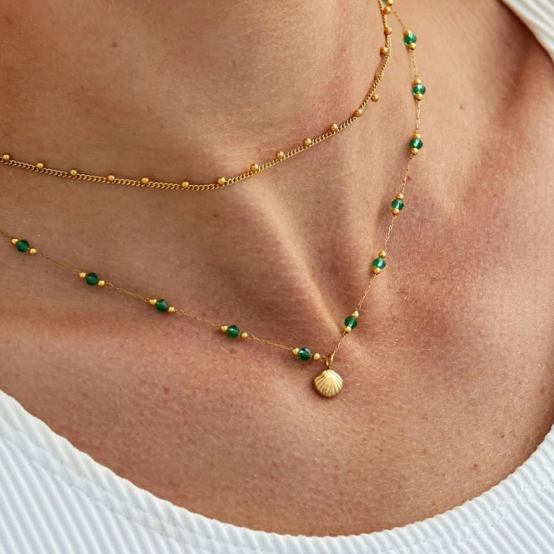 Collier femme Hailey pendentif perle - Image 7