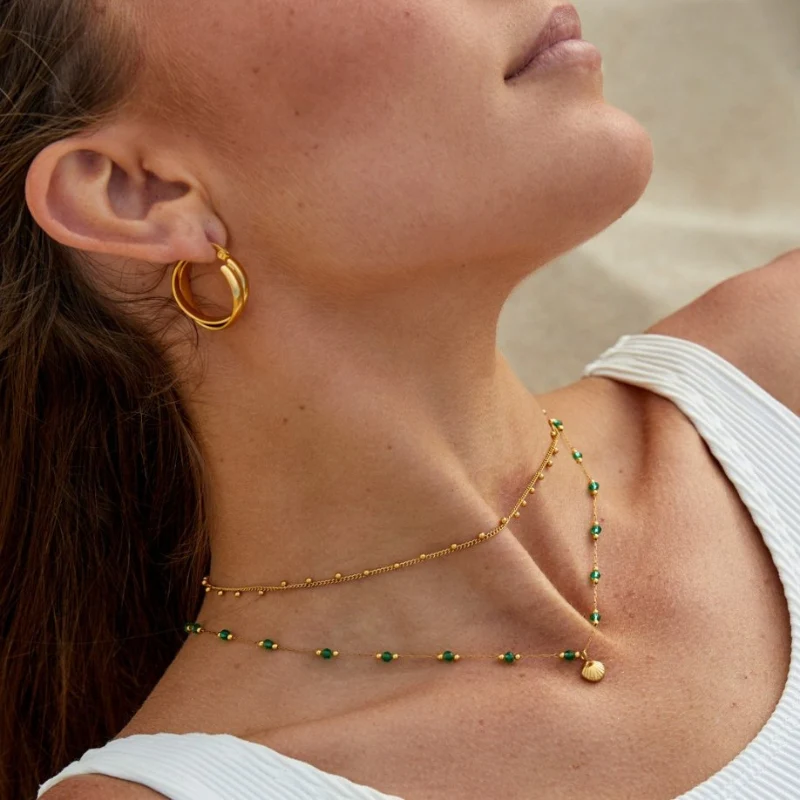 Collier femme Hailey pendentif perle - Image 8