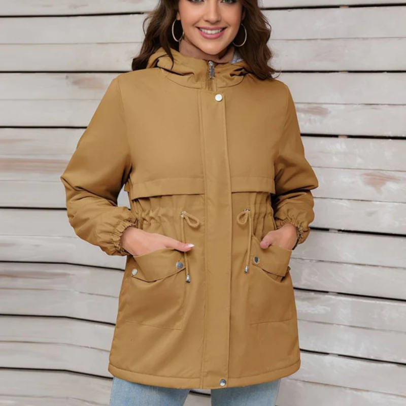 Parka femme à capuche manches longues - Image 16
