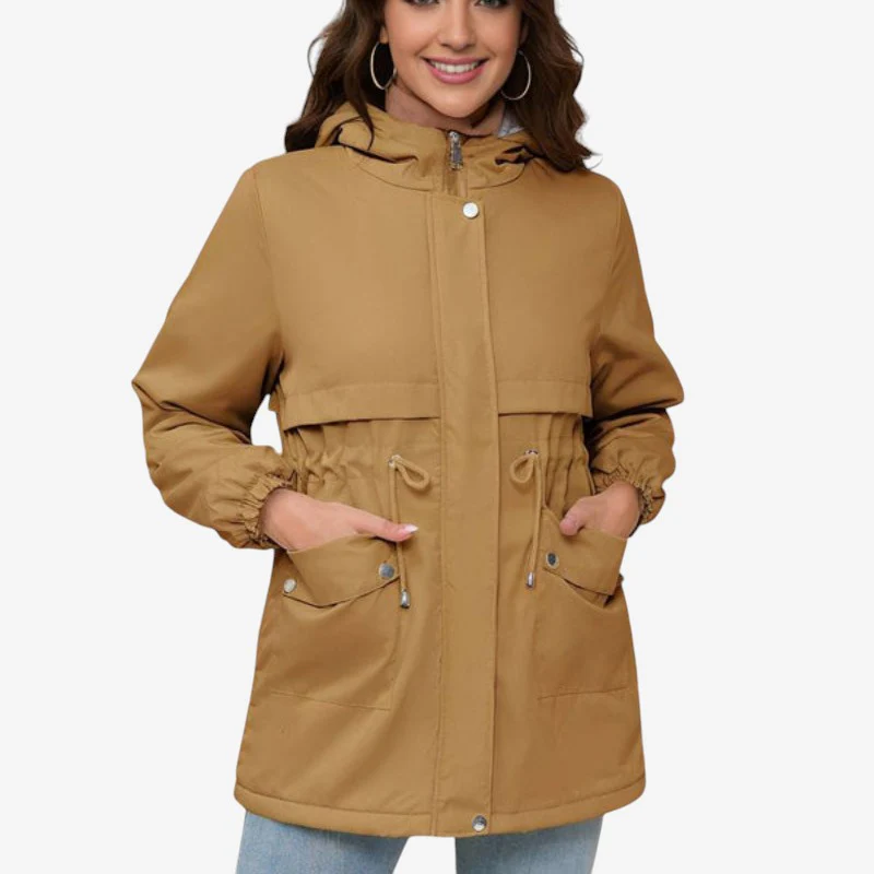 Parka femme à capuche manches longues - Image 3