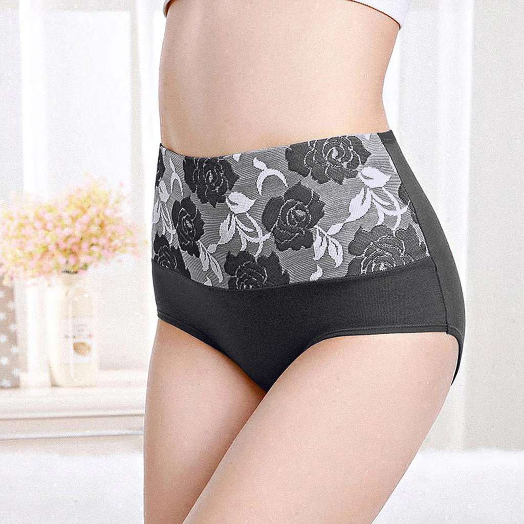 Hanna – Culotte gainante taille haute à motif floral - Image 5