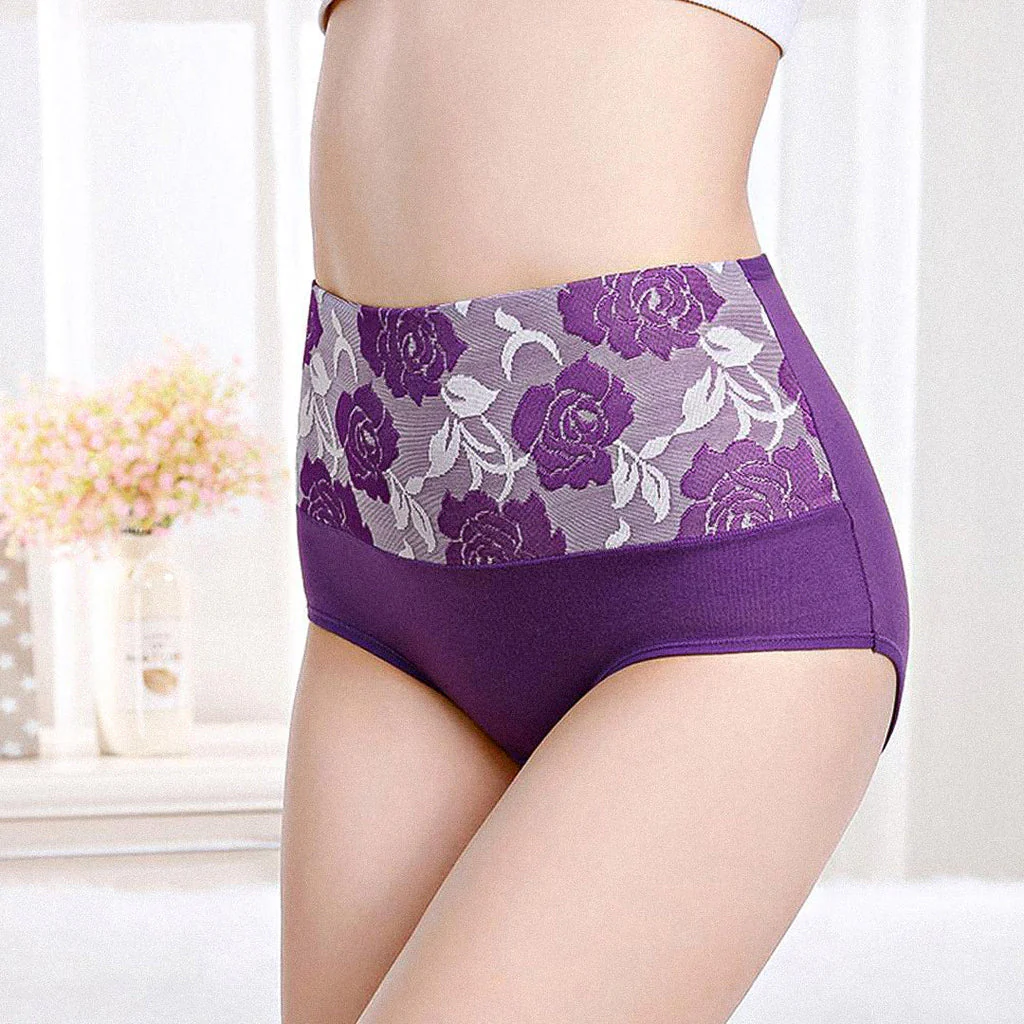 Hanna – Culotte gainante taille haute à motif floral - Image 6