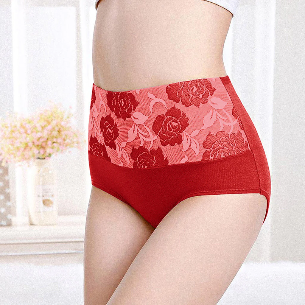 Hanna – Culotte gainante taille haute à motif floral - Image 7