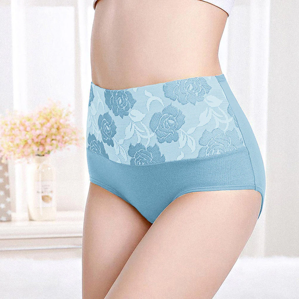 Hanna – Culotte gainante taille haute à motif floral - Image 8