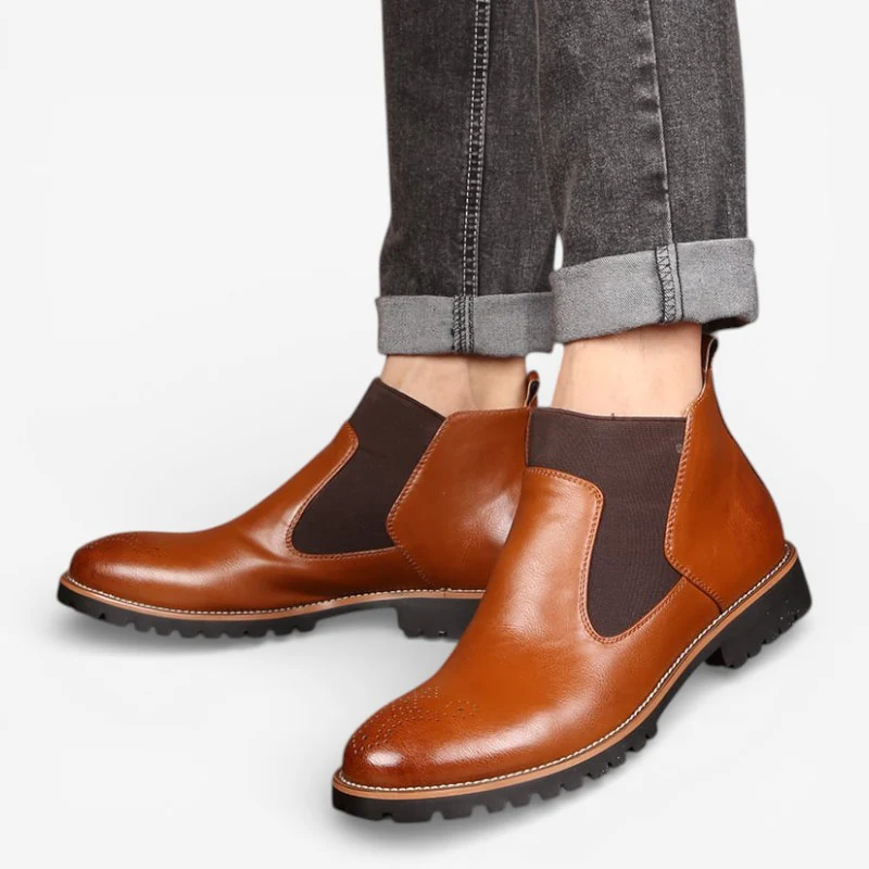 Harold – Bottines montantes en maille avec semelle antidérapante - Image 2