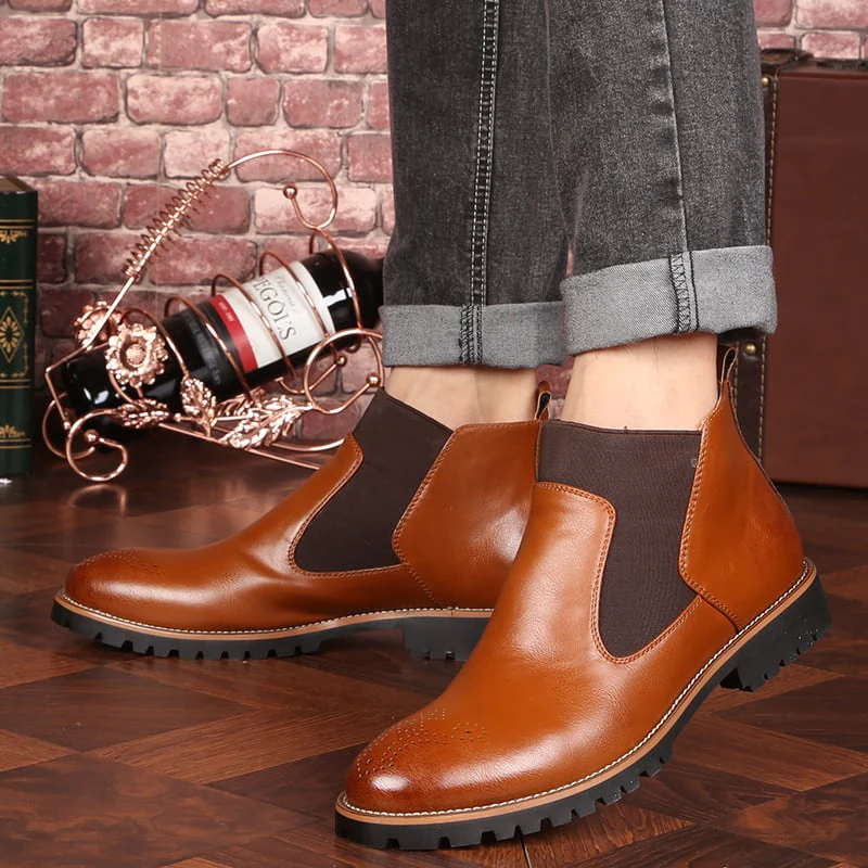 Harold – Bottines montantes en maille avec semelle antidérapante - Image 5