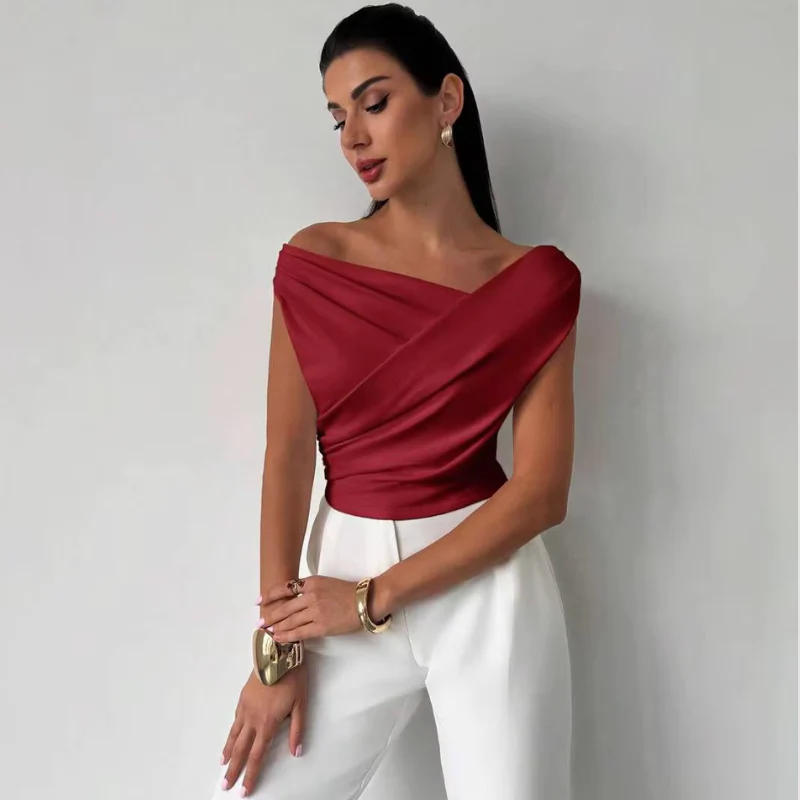 Haut à épaules dénudées pour femme - Image 4