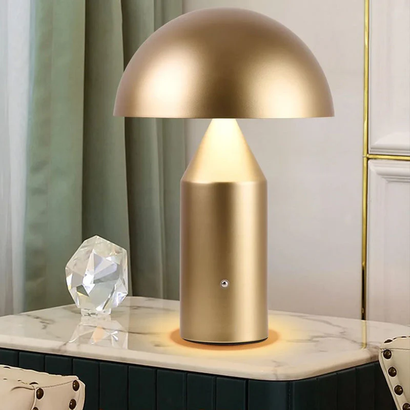 HavenGlow Lampe de table LED champignon scandinave - Image 4