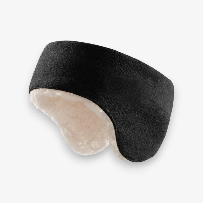 Cache-oreilles sport pour sommeil avec bandeau tricoté épaissi - Image 3