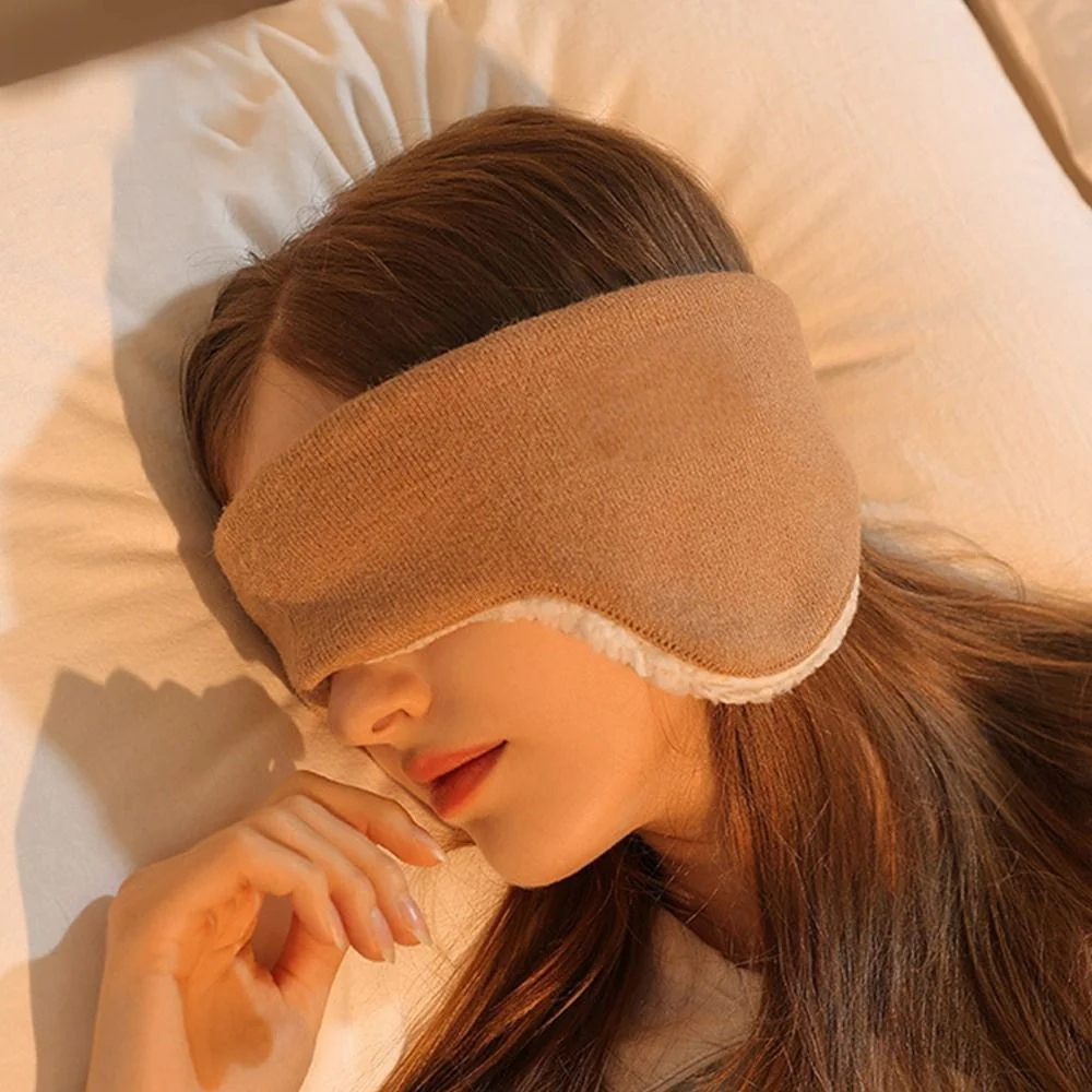 Cache-oreilles sport pour sommeil avec bandeau tricoté épaissi - Image 6