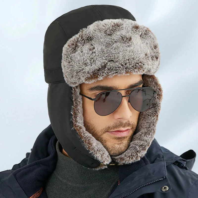 Chapeau polaire réglable avec longs rabats - Image 2