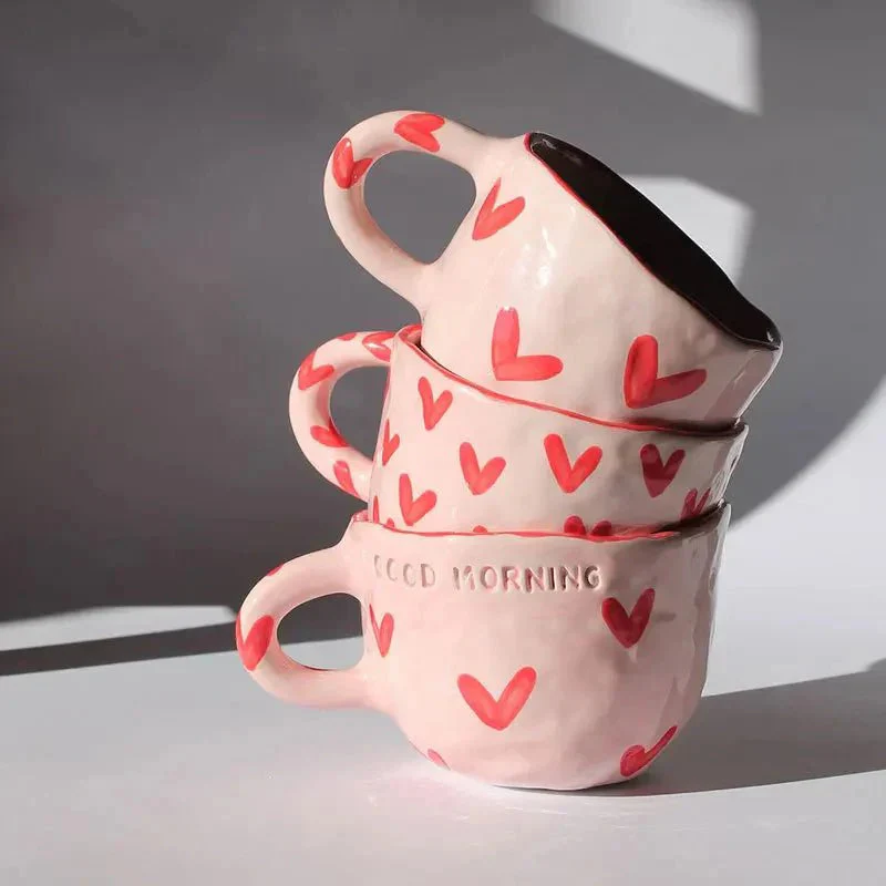 Tasse cœur romantique design élégant - Image 2
