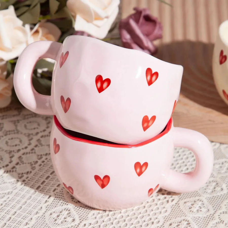 Tasse cœur romantique design élégant - Image 3