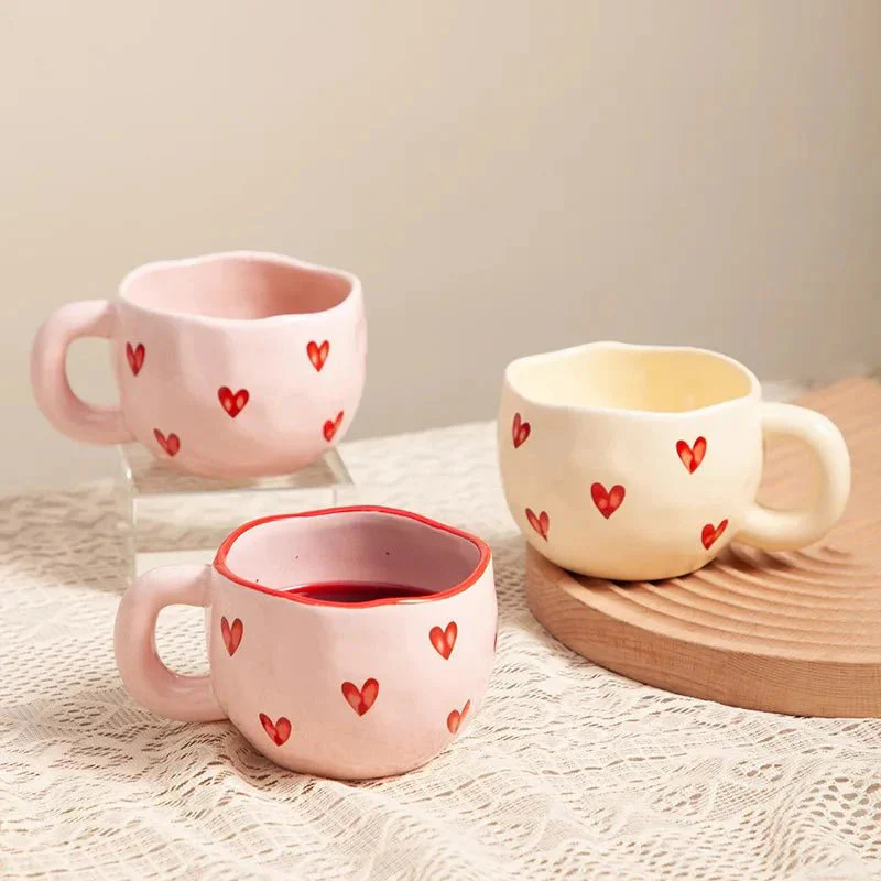 Tasse cœur romantique design élégant - Image 4