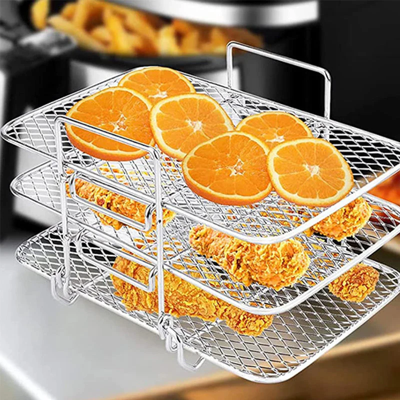 Grille déshydrateur multi niveaux pour cuisson vapeur et rôtissage - Image 2