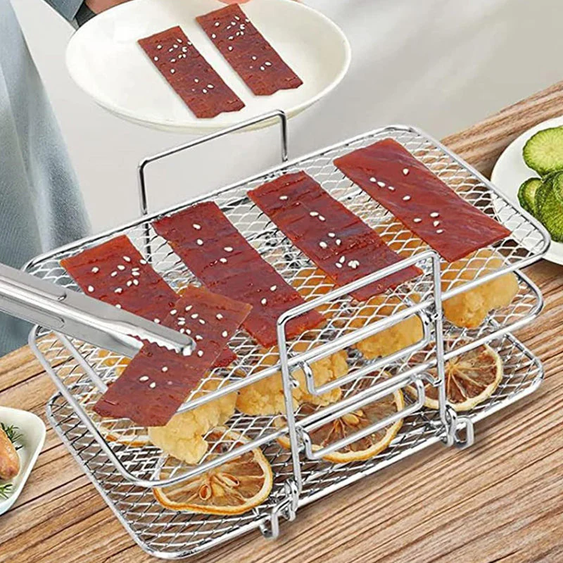 Grille déshydrateur multi niveaux pour cuisson vapeur et rôtissage - Image 4