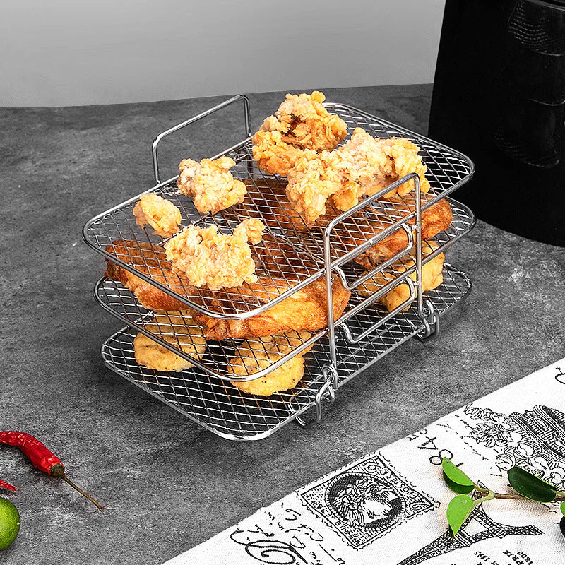 Grille déshydrateur multi niveaux pour cuisson vapeur et rôtissage - Image 7