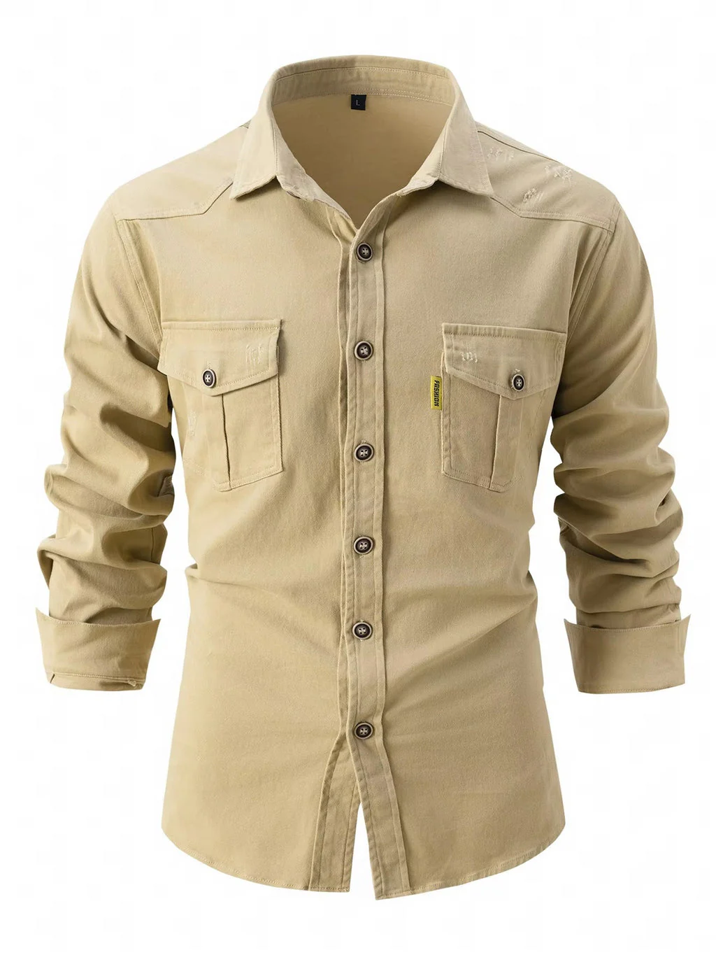Henrik – Chemise à manches longues avec col rabattu et patte de boutonnage - Image 4
