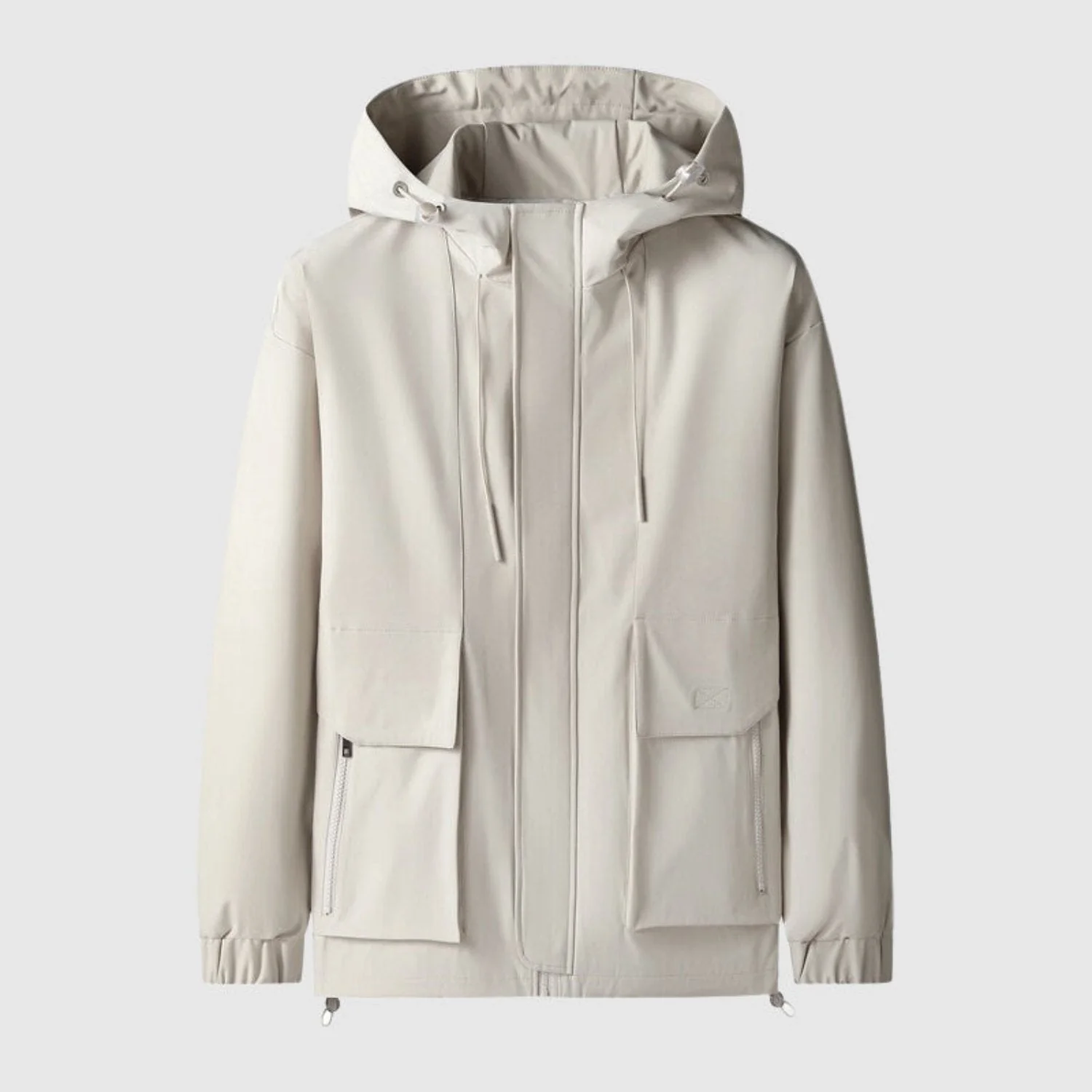 Manteau homme à capuche avec poches zippées - Image 3
