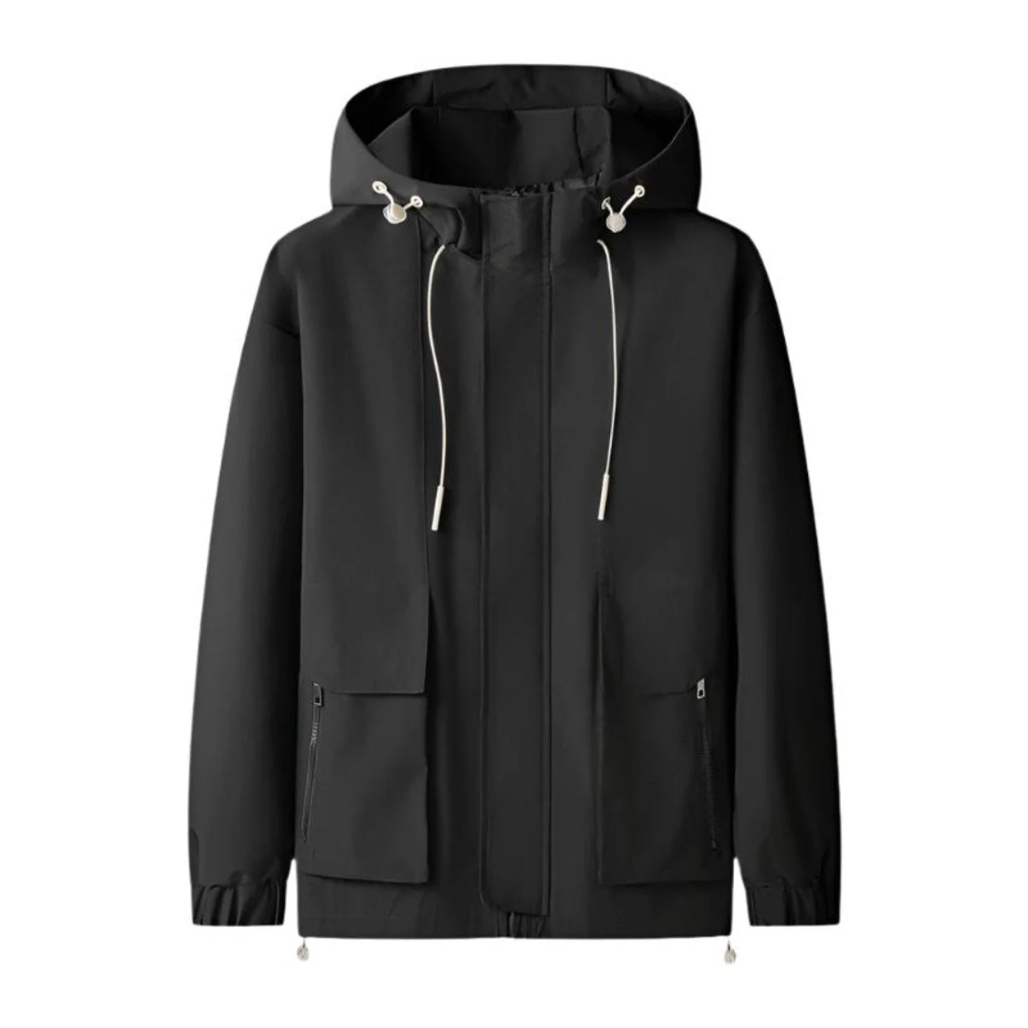 Manteau homme à capuche avec poches zippées - Image 4