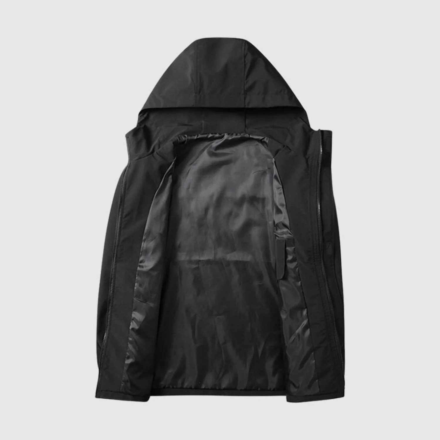 Manteau homme à capuche avec poches zippées - Image 6