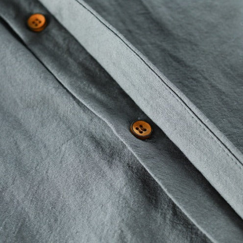 Hiro - Chemise coupe cintrée col montant - Image 8