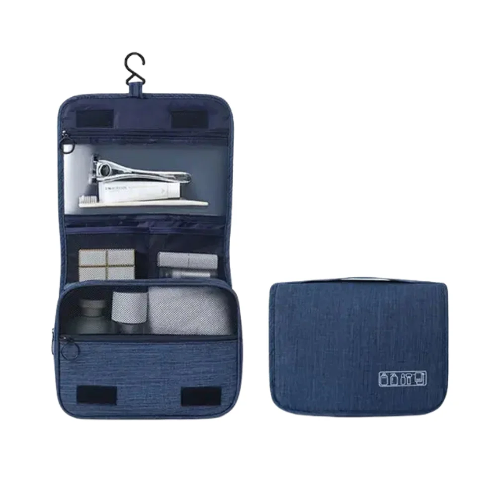 Trousse de toilette pliable avec crochet - Image 3