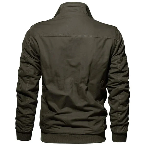 Blouson aviateur moderne à manches longues - Image 3