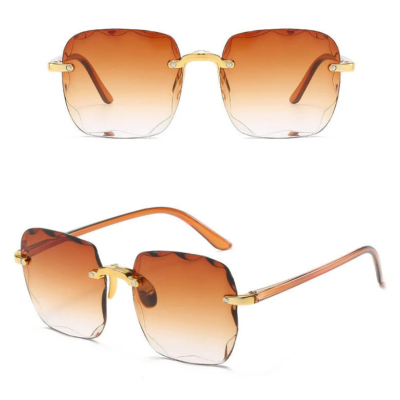 Idris – Lunettes de soleil coupe diamant à verres facettés - Image 7