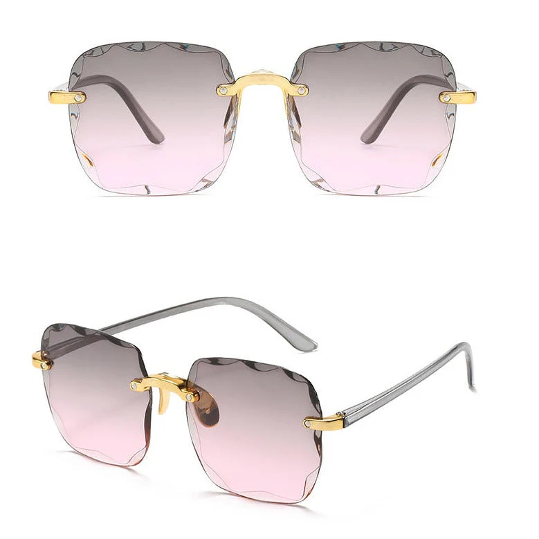 Idris – Lunettes de soleil coupe diamant à verres facettés - Image 8