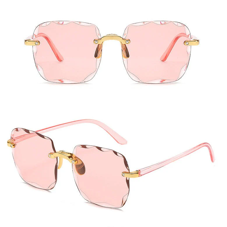 Idris – Lunettes de soleil coupe diamant à verres facettés - Image 9