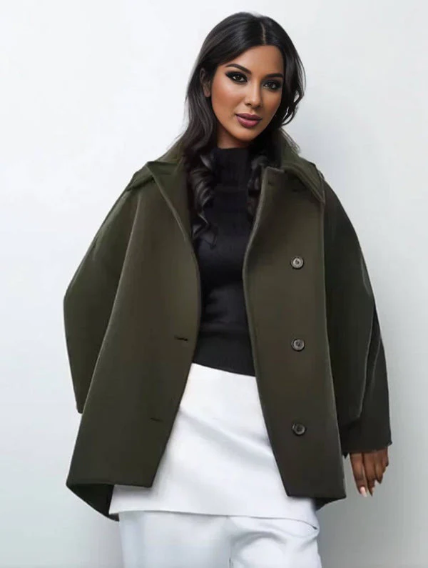 Manteau oversize Iris manches longues - Image 9