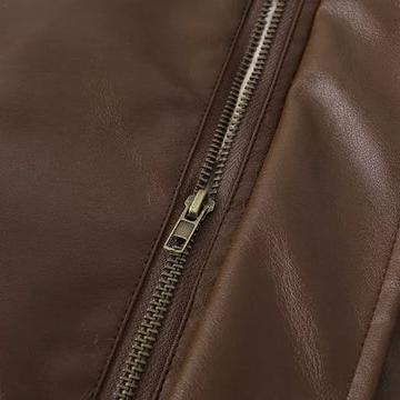Manteau femme long doublé fourrure avec poches - Image 10