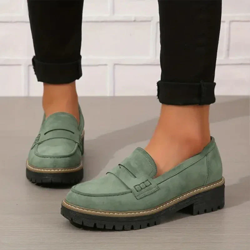 Mocassins femme épais à enfiler - Image 12