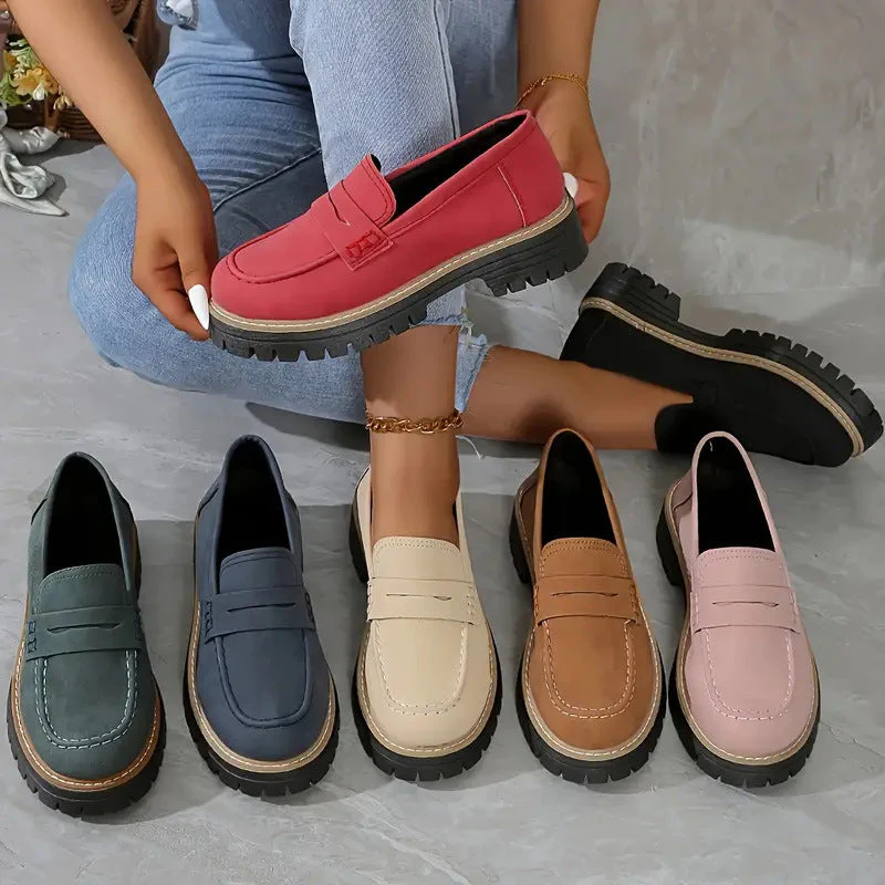 Mocassins femme épais à enfiler - Image 17