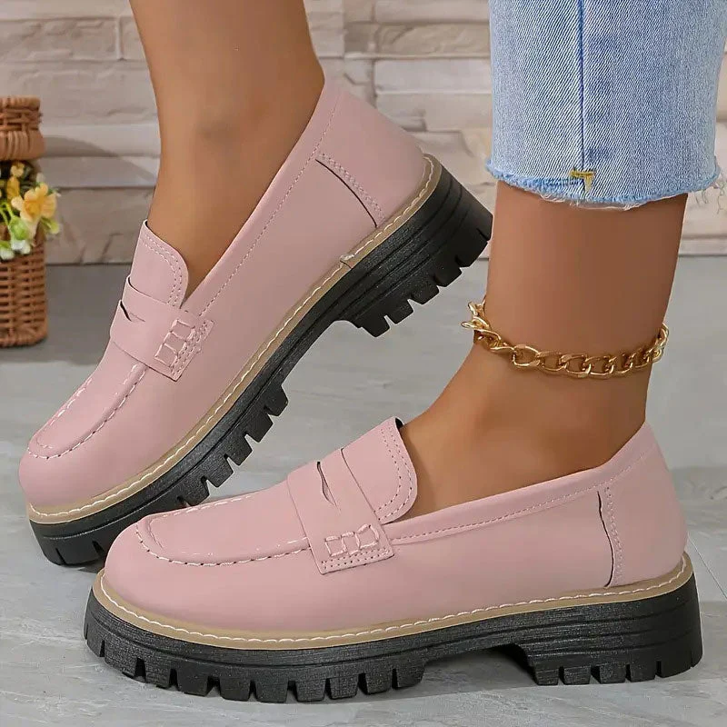 Mocassins femme épais à enfiler - Image 5