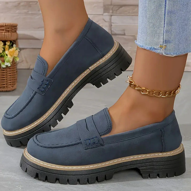Mocassins femme épais à enfiler - Image 7