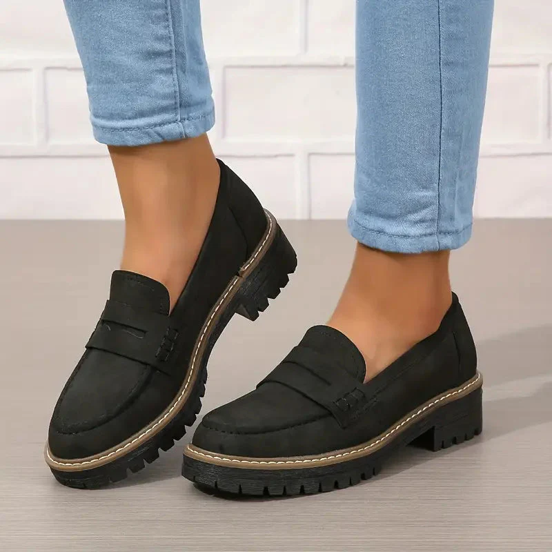 Mocassins femme épais à enfiler - Image 8
