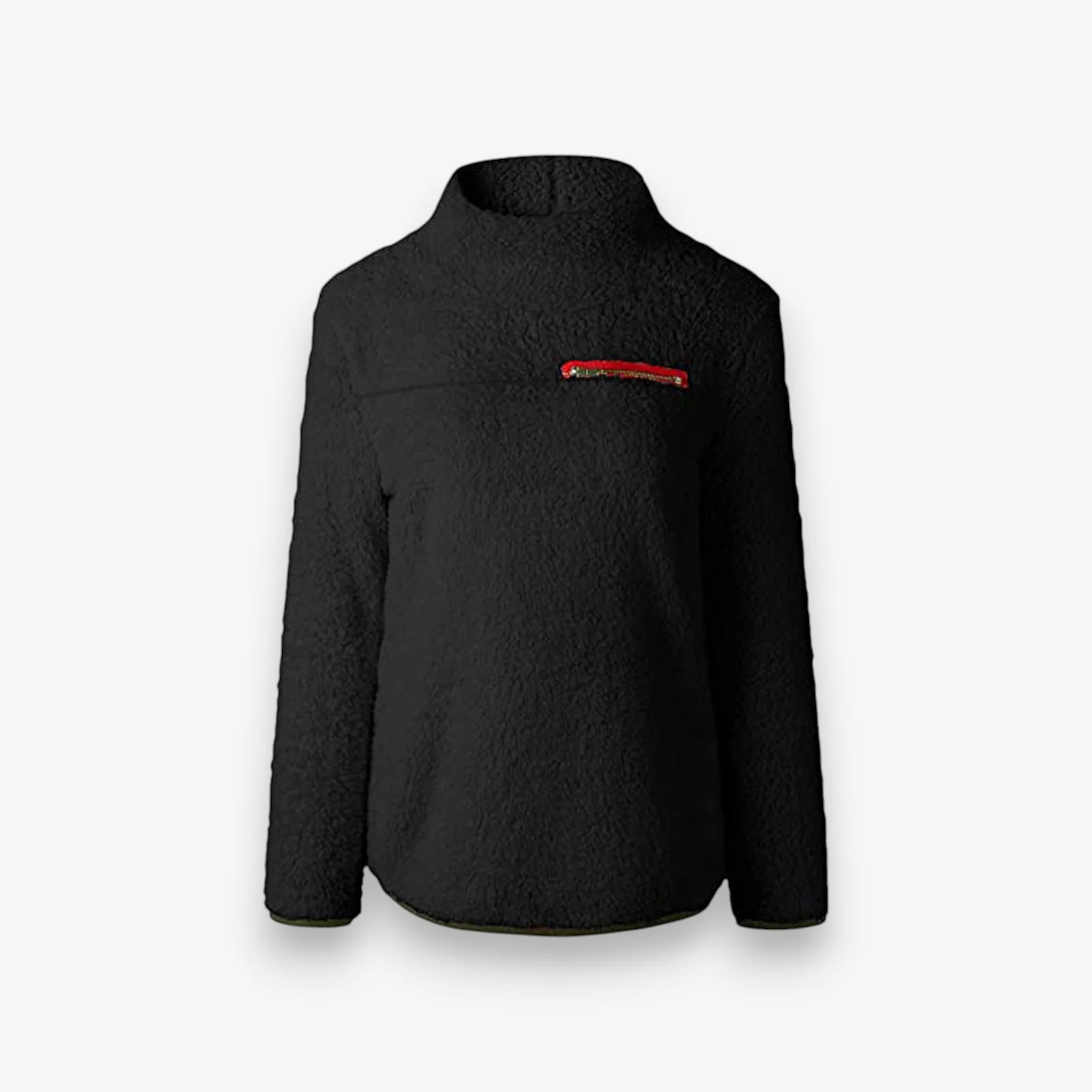 Pull femme col roulé manches longues Isabella