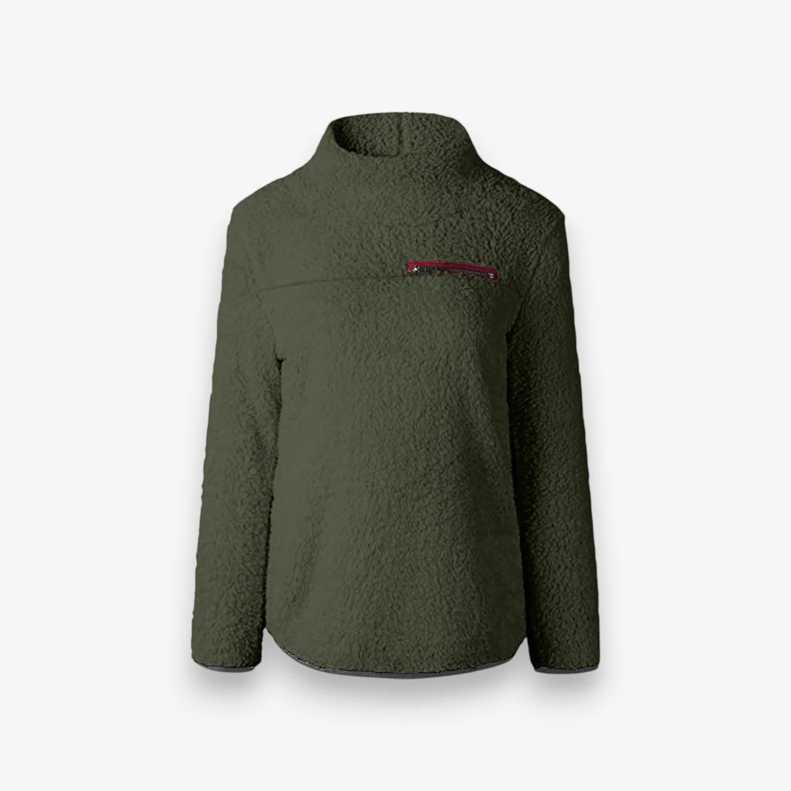 Pull femme col roulé manches longues Isabella - Image 2