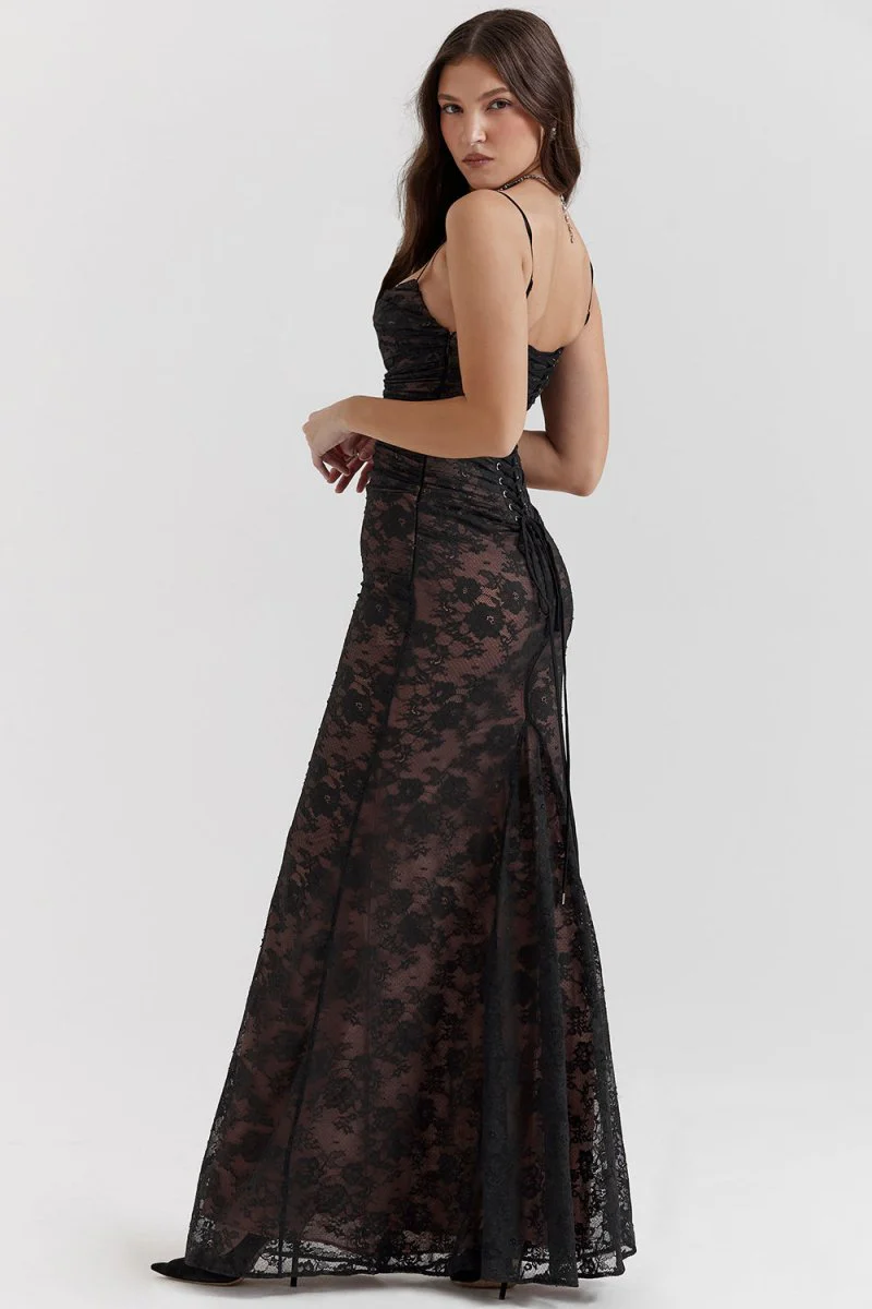 Robe moulante femme manches longues décolleté carré - Image 8
