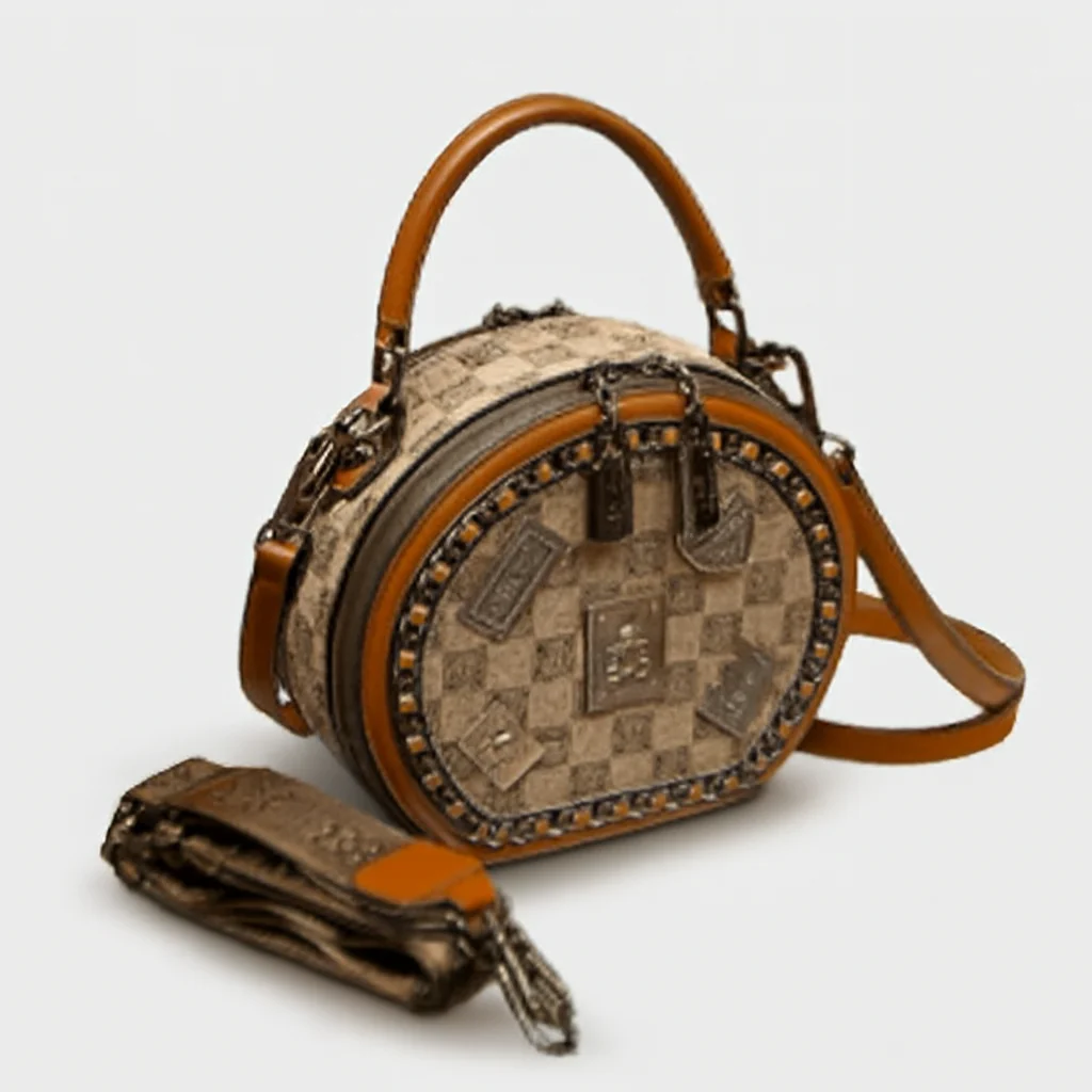 Sac bandoulière compact avec poignée supérieure & poches zippées