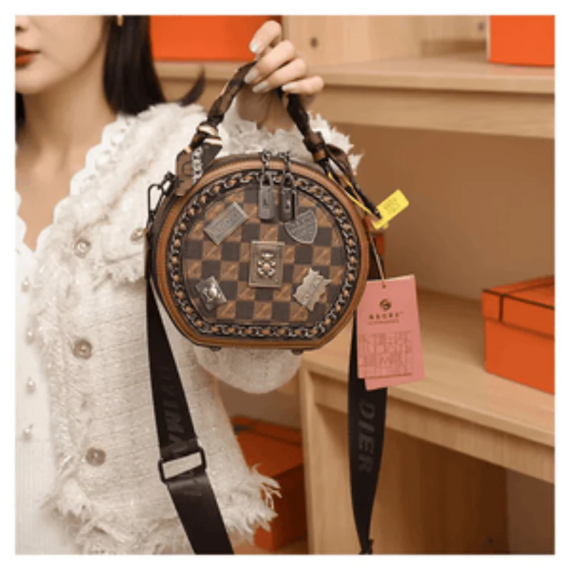 Sac bandoulière compact avec poignée supérieure & poches zippées - Image 5