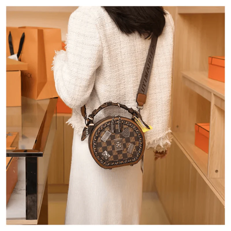 Sac bandoulière compact avec poignée supérieure & poches zippées - Image 9